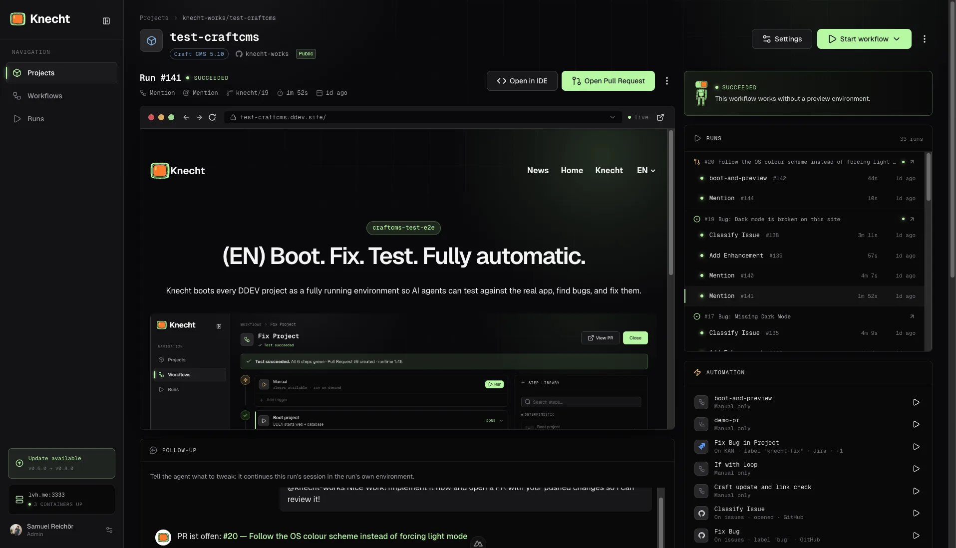 Knecht Project Detail preview